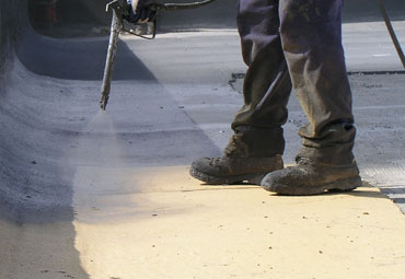 coating systems over Thornton spray foam roof systems